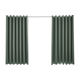 A complete set of punch-free blackout curtains for sunshade bay windows