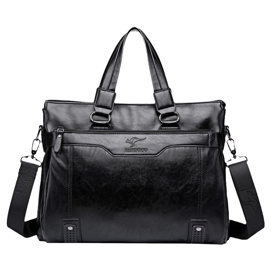 Business-Herrenhandtasche aus erstklassigem Rindsleder