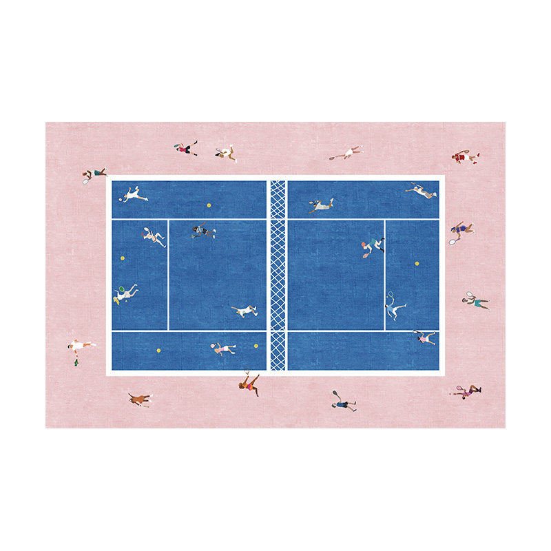 Rhythm tennis large carpet living room sofa coffee table floor mat high-end simple bedroom bedside blanket large area full carpet