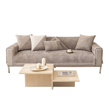 Vitini chenille non-slip simple modern cushion