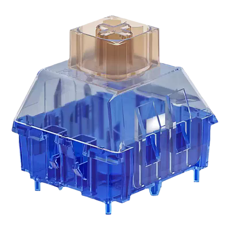 凱華深海無聲機械軸靜音線性軸鯨落與孤島軸組合鍵盤替換軸體