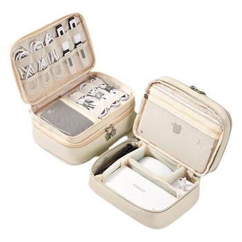 Data cable storage bag laptop digital charger charging cable power bank mouse storage box mobile hard disk u disk u shield headphones electronic products mobile accessories large capacity protection case