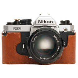 TP 오리지널 Nikon FM2 카메라 가방 FM3A 정품 가죽 케이스 핸들 FE2 보호 케이스 FM10 수제 소가죽