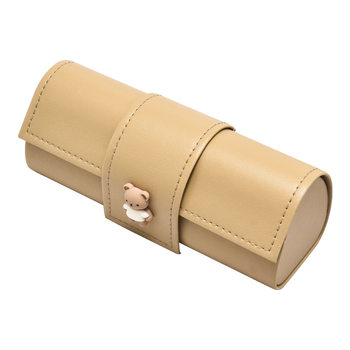 Cartoon anti-fall glasses box large capacity anti-pressure myopia children's glasses iron box for women's sunglasses storage box for sunglasses box