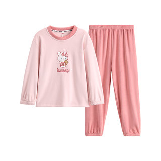 Fenton children's coral velvet pajamas autumn and winter set