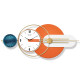 Combas artistic decorative metal wall clock