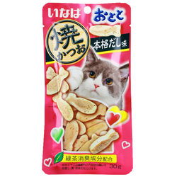 伊纳宝烤鱼多多猫零食鸡肉卷25g*12包洁齿磨牙金枪鱼扇贝多种口味