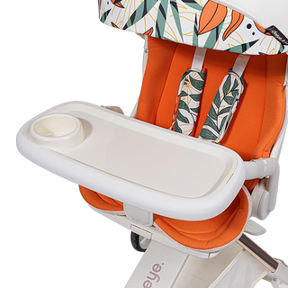 Extra large removable and washable stroller dinner plate for universal use