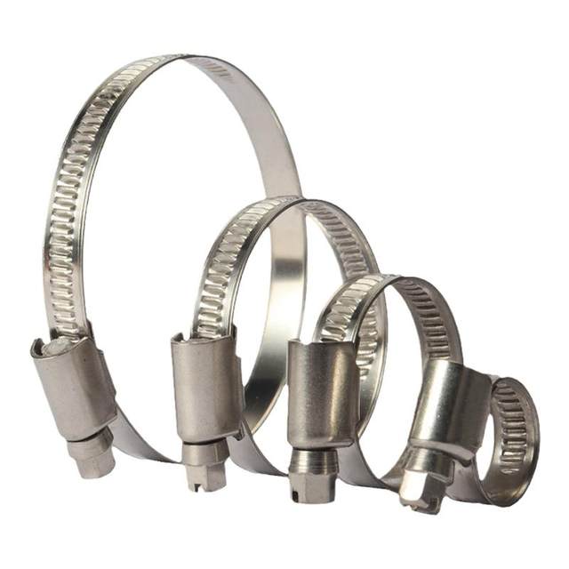 Range hood tube clamp hoop 316 stainless steel