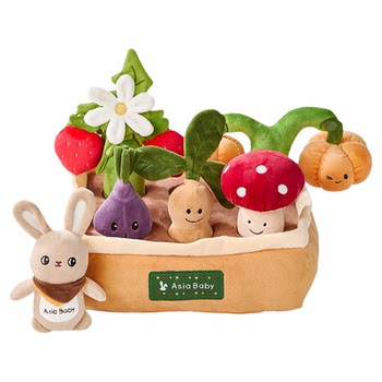 Asiababy radish pulling toy plush ຂອງຂວັນວັນເດັກນ້ອຍ