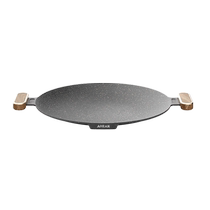 Outdoor medical stone cassette oven barbecue plate Korean barbecue plate household iron plate barbecue meat special grill pan 2138