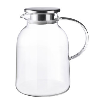 ແກ້ວ kettle ເຢັນອຸນຫະພູມສູງທົນທານຕໍ່ kettle ຂະຫນາດໃຫຍ່ຄວາມອາດສາມາດທົນທານຕໍ່ຄວາມຮ້ອນ teapot ຄົວເຮືອນນ້ໍາເຢັນຈອກນ້ໍາຕົ້ມ kettle ນ້ໍາກ້ອນ