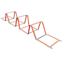Agility ladder soft rope ladder hurdle football multi-functional pace physical fitness basketball training auxiliary equipment fitness ladder grid