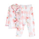 Yourba pure cotton gauze summer breastfeeding pajamas