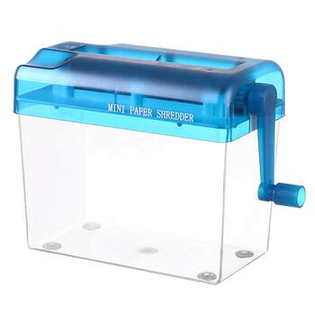A6 hand-cranked paper shredder household silent mini