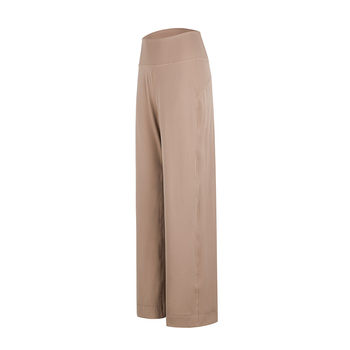 Annerun loose sports trousers for women with high waist slim straight wide-leg pants casual breathable fitness yoga trousers