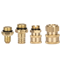 High pressure cleaning machine car washing machine accessories 280 380 type water inlet outlet pipe connection screw copper joint
