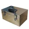 Stainless steel tool box bill box cashier box storage box piggy bank storage box file storage box cash box