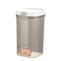 Sealed jar food grade plastic tea jar spice storage seasoning box insect-proof and moisture-proof coffee powder storage jar 2018
