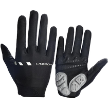 Lampada touch screen cycling gloves shock-absorbing full-finger spring and summer long-finger road mountain bike cycling equipment for men and women