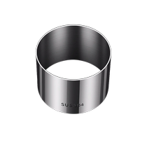 Food grade 304 stainless steel cake mold oven baking tools household square and round heart-shaped mousse ring 2467