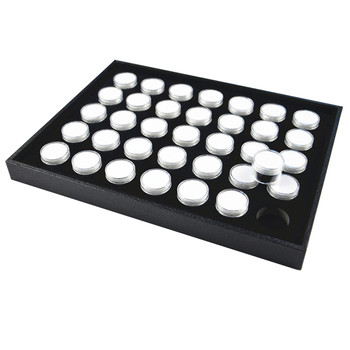 10-piece acrylic storage display box with rotating lid