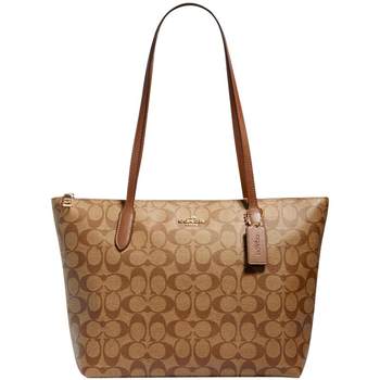 [520 ຂອງຂວັນ]COACH/Coach Outlet Women's Classic Presbyopia CITY Tote Bag ກະເປົາເດີນທາງຂະໜາດໃຫຍ່