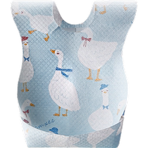 EMXEE Manxi disposable bib rice pocket baby baby food supplement mouth pocket waterproof artifact summer