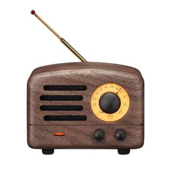 Elvis presley audio mw-2 little prince walnut bluetooth speaker retro audio wooden radio official gift box