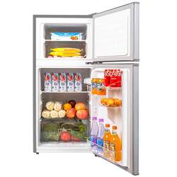 Midea refrigerator household two -door dormitory rental house mini small two -door frozen refrigerated energy -saving two -person small refrigerator