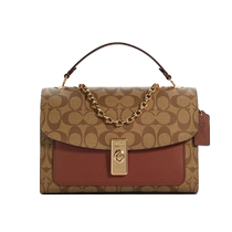 (самозанятые) COACH Coca-ride Ms. LANE Screwup Handbag-одноплечный мешок с диагональю Satchel Bag