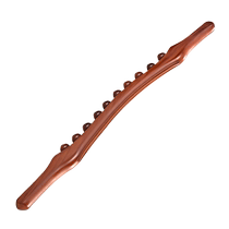 Eight-bead and ten-bead beech wood rolling stick a universal massage and stomach scraping stick for the whole body open back drying stick 1499