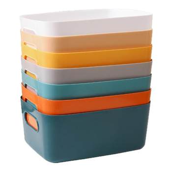 Debris storage basket desktop cosmetics lipstick storage box snack storage box household kitchen storage box plastic