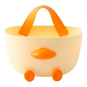 Cute wall-mounted chicken storage box pen holder