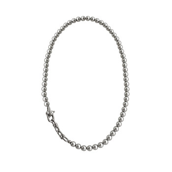 Doudoustore gray pearl necklace
