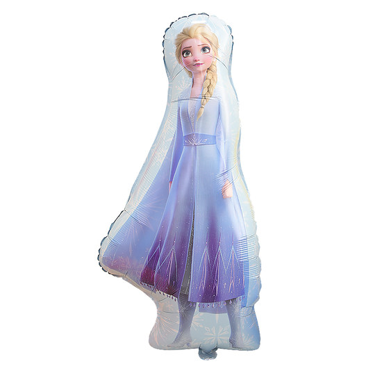 动漫卡通超级飞侠气球宝宝生日装饰场景布置艾莎超人铝膜儿童气球