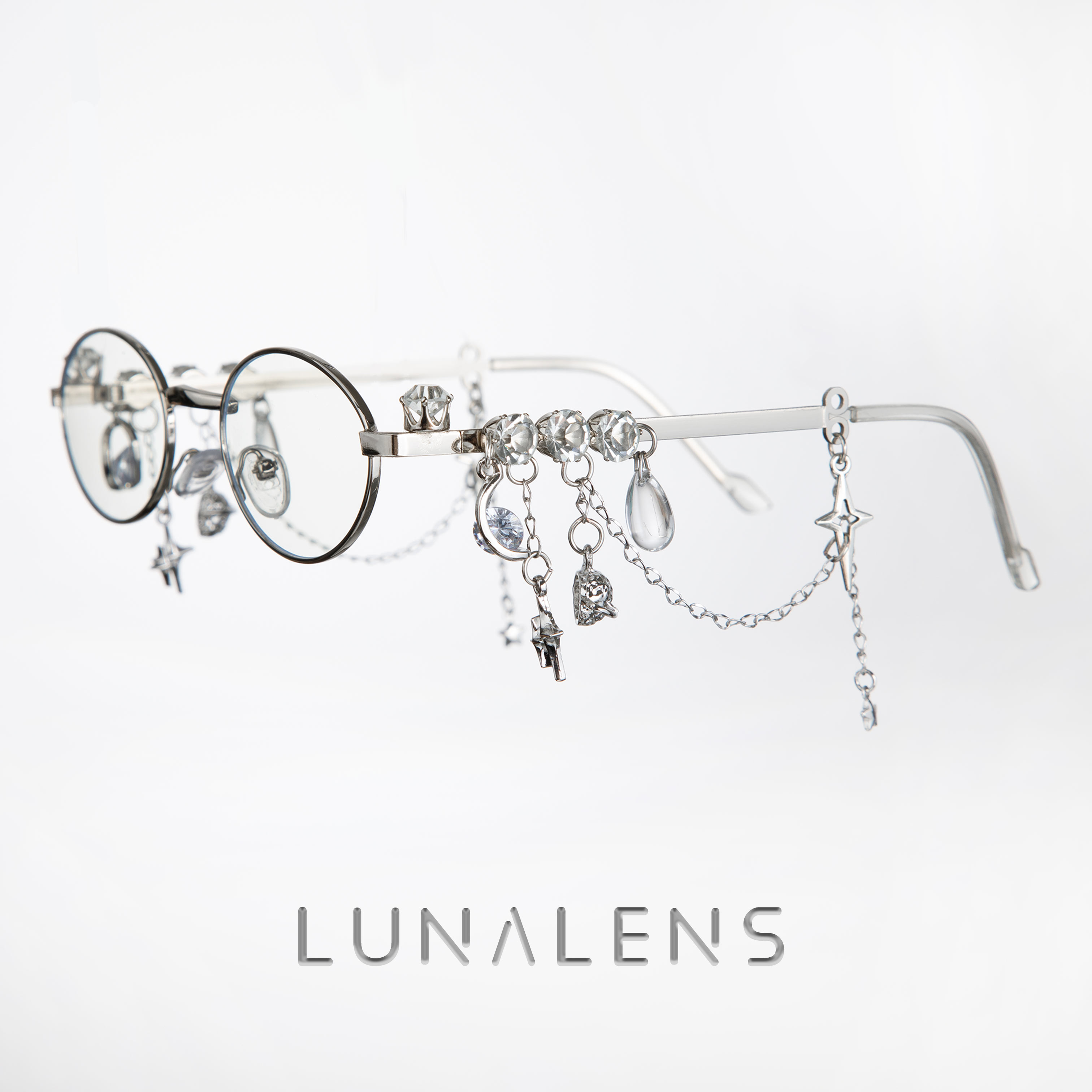 Lunalens Sirius Retro Y2K Exclusive Original Chain Eyeglass Frames - Sweet and Spicy Petite Niche Instagram