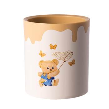 Deli butter bear co-branded pen holder knocking cute