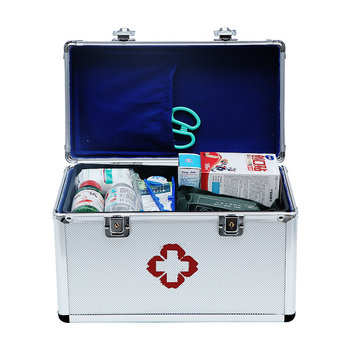 Small and small aluminum alloy medical box with locks wang xiaoyun