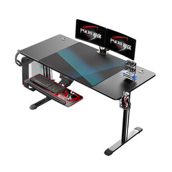 Race way electric lifting table desk home can lift table electric competition table and chair set desktop desk computer desk
