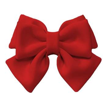 Motorcycle helmet decoration small accessories ski motorcycle helmet large bow universal christmas decoration modification