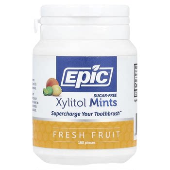 Epicdental xylitol mints ລົມຫາຍໃຈເຢັນແລະສົດ ເຮັດຄວາມສະອາດແຂ້ວແລະປົກປ້ອງສຸຂະພາບຂອງເຫງືອກທໍາມະຊາດທັງຫມົດ