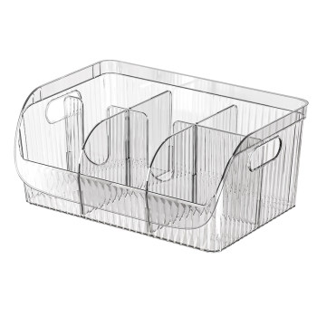Disposable paper cup storage box transparent partition