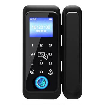 Password fingerprint lock mobile phone bluetooth, no need to punch holes for installation