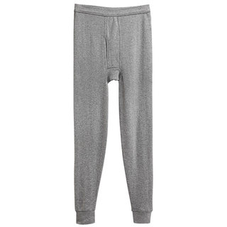 Langsha 100% pure cotton thin men's long johns warm pants