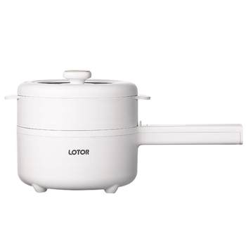 Little Raccoon Electric Cooking Pot Dormitory Student Home Multifunctional Steaming All-in-One ໝໍ້ໄຟຟ້າຂະໜາດນ້ອຍ 1 ຫາ 2 ຄົນ ໝໍ້ຮ້ອນໄຟຟ້າ