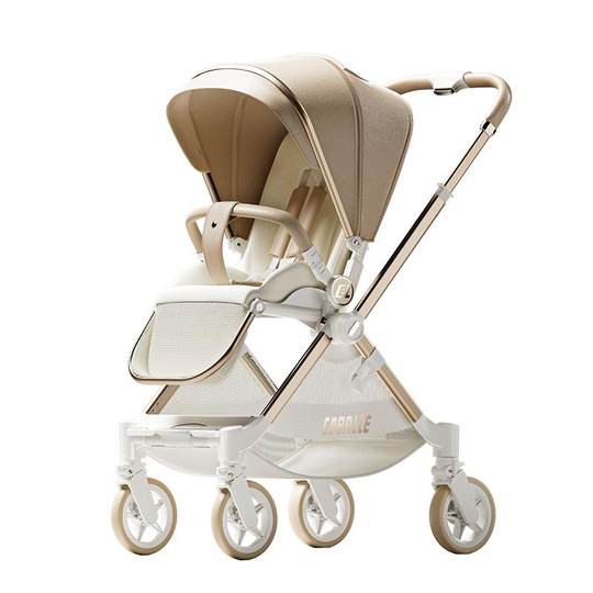 CoolBelle baby stroller can sit or lie down, four-wheel universal