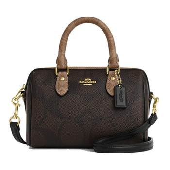 Coach official outlet rowan women's shoulder crossbody handbag mini boston cab16