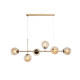 Nordic restaurant chandelier dining room living room magic bean strip light
