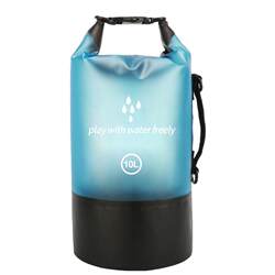 ຖົງກັນນ້ໍາ PVC bucket bag outdoor mobile storage bag shoulder backpack beach rafting swimming bag waterproof